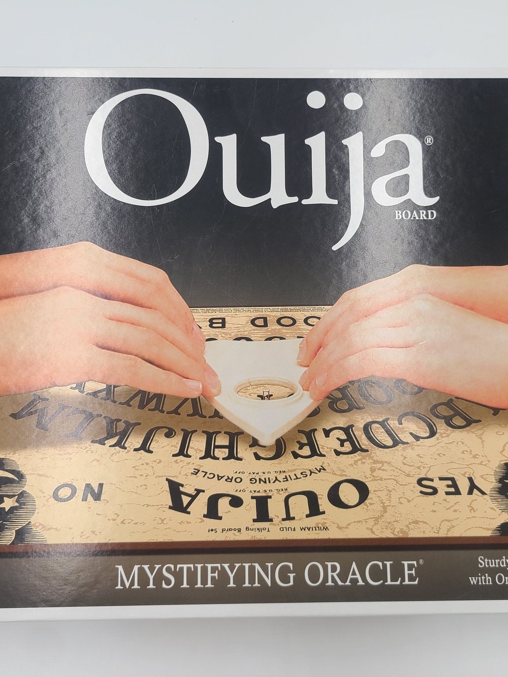 Hasbro Yellow and Black Ouija Talking Board with Planchette
